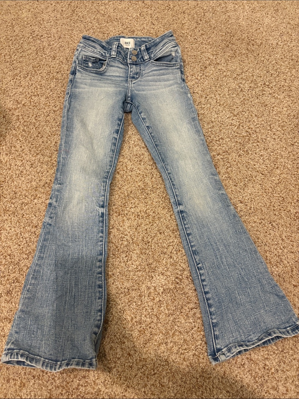 BKE Kids Light Blue Flared Jeans